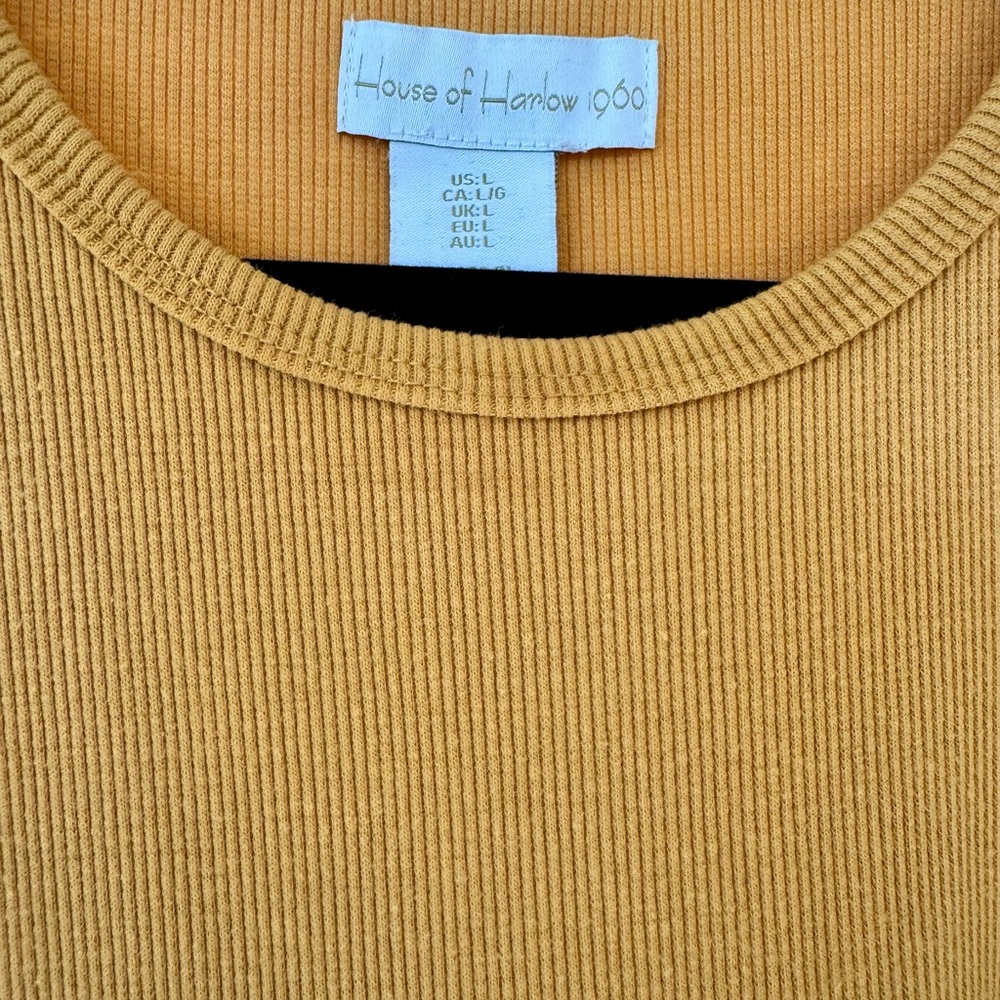 House of Harlow 1960 Mustard Midi Dress - Picture 2 of 3